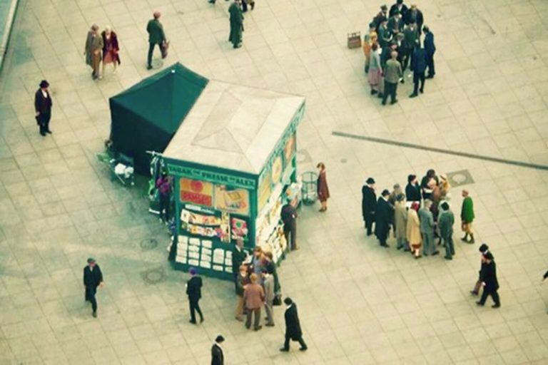 Dreharbeiten am Alexanderplatz Zwanziger  Jahre  Berlin 